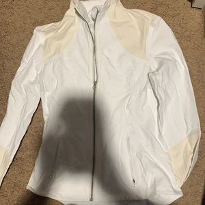 Lululemon white zip up